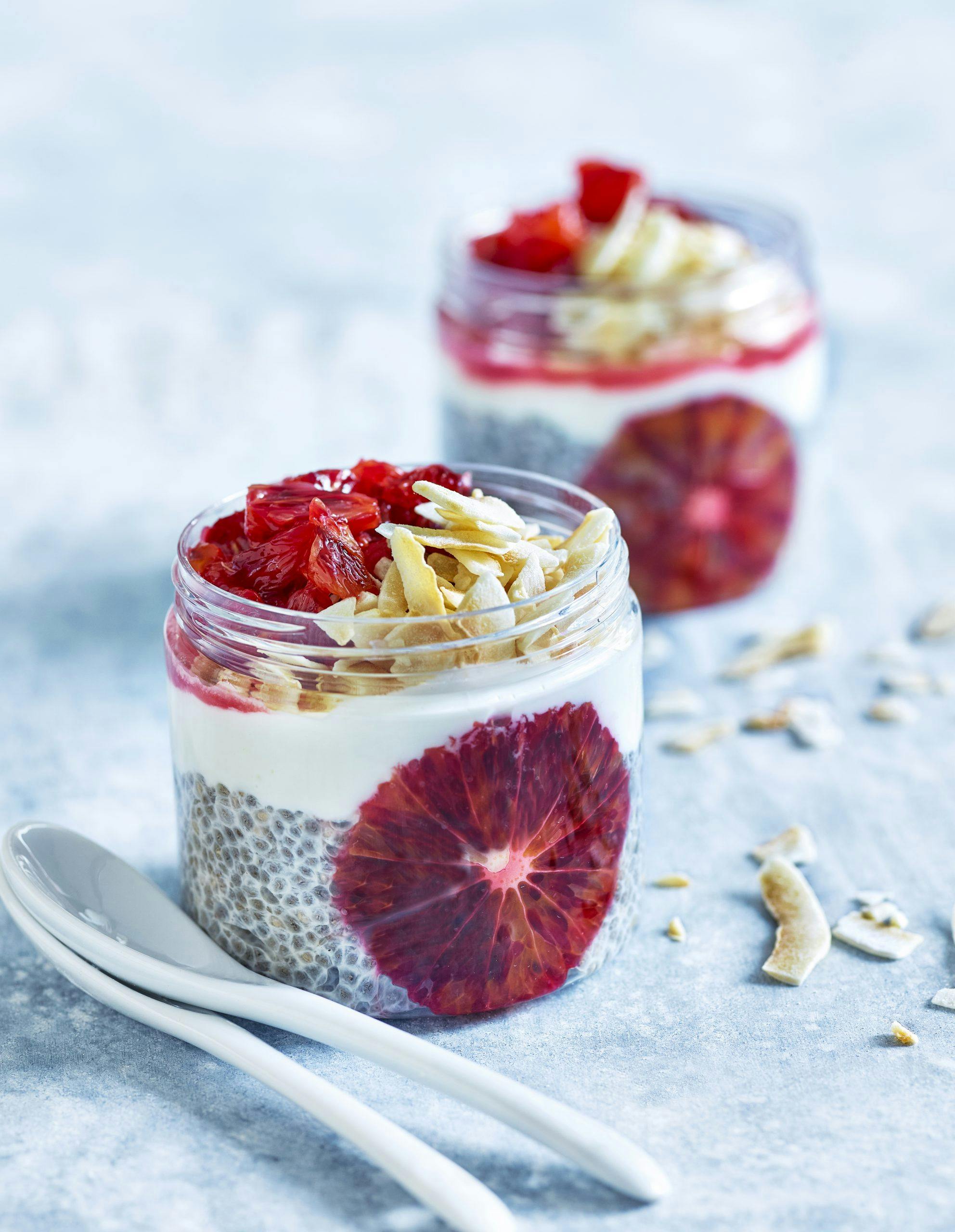 chia pudding 40863 chiapudding med blodappelsin